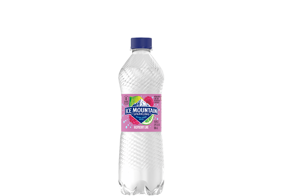 Ice Mountain® brand raspberry lime sparkling water
