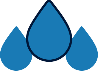 Ice Mountain water droplets - small